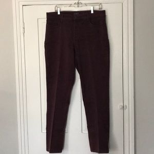 Women's Burgundy Jeans